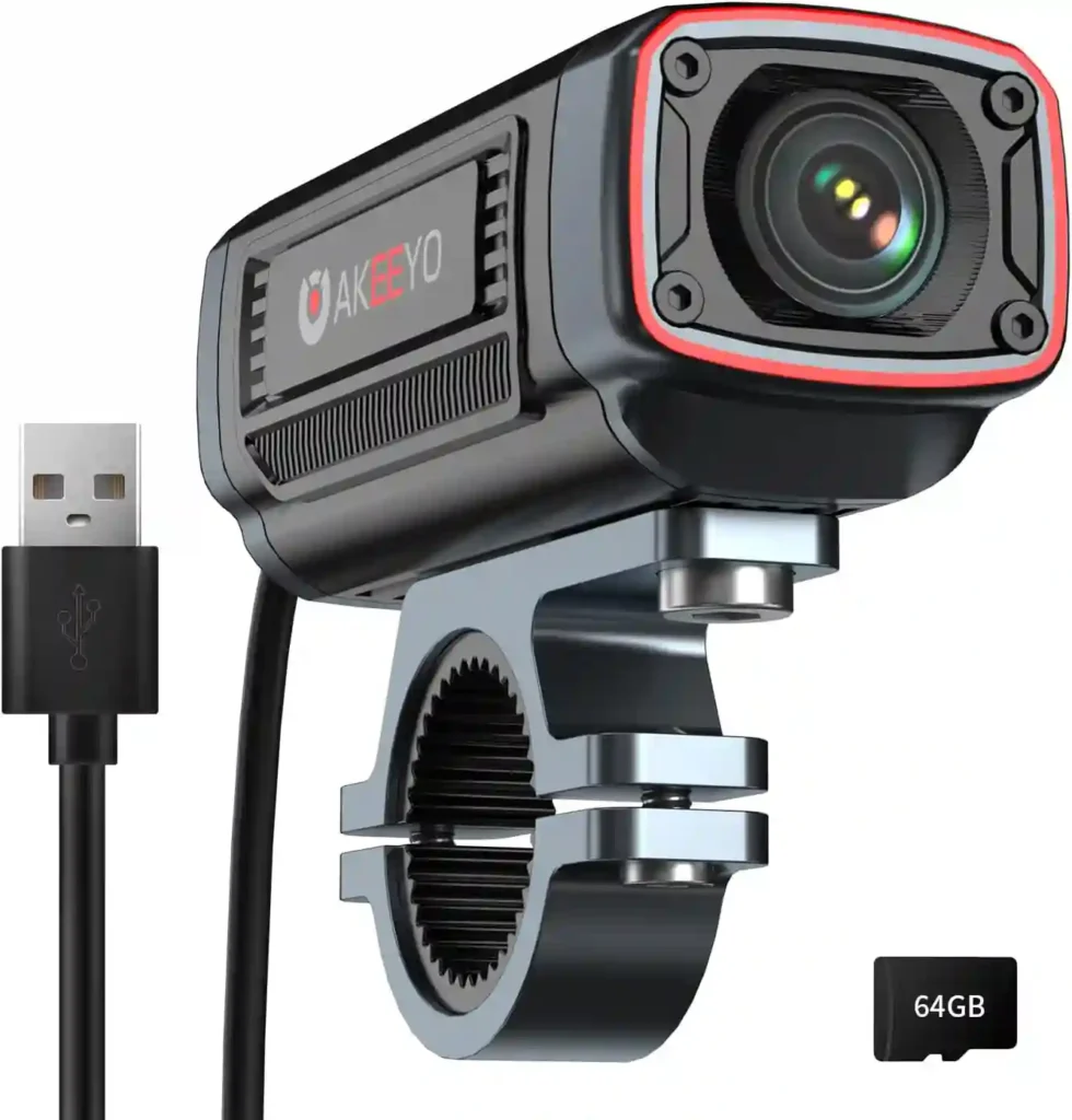 AKY-710S Motorcycle/Bike Camera 4K
