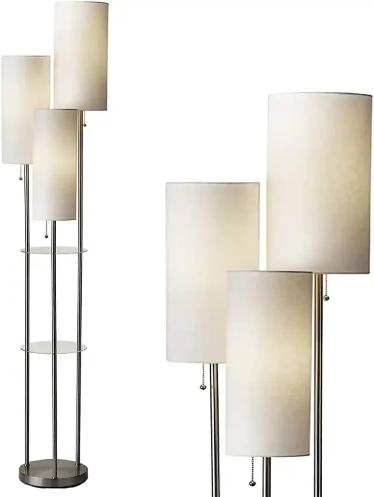 Adesso Lamp with Shelves
