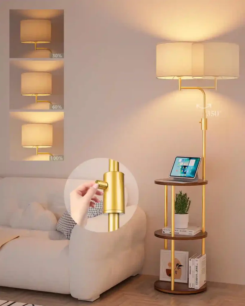 mid century style floor lamp