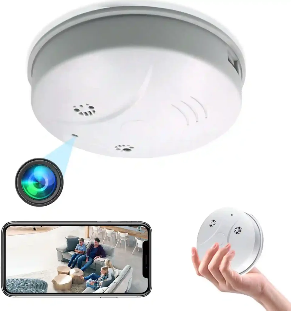 smoke detector spy camera