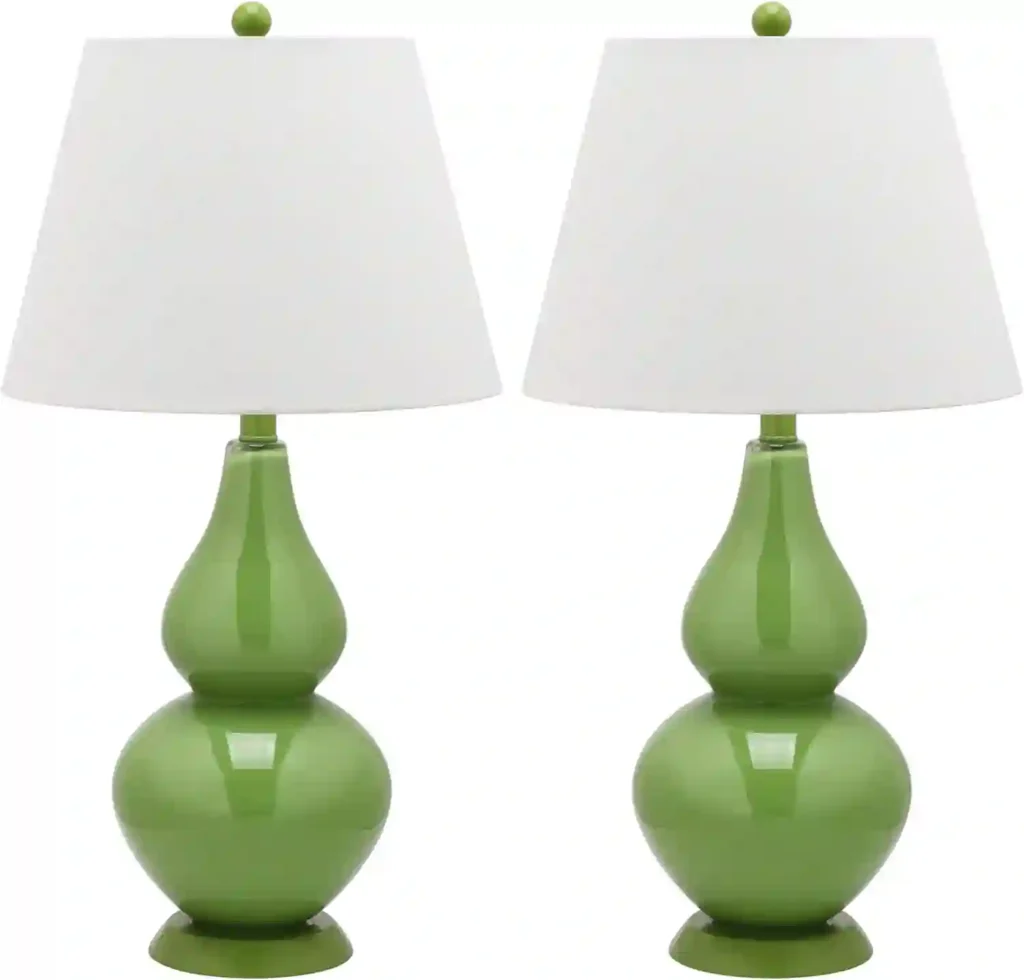 Modern Green Double Gourd Glass