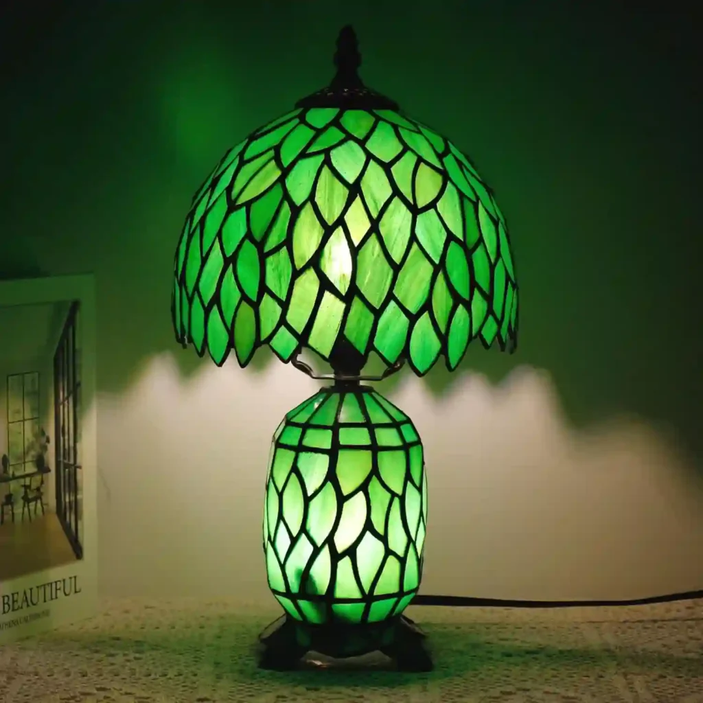 modern green table lamps for living room